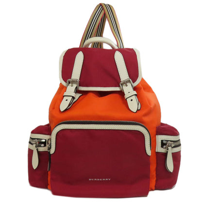 BURBERRY Backpack Nylon Orange Nova Check
