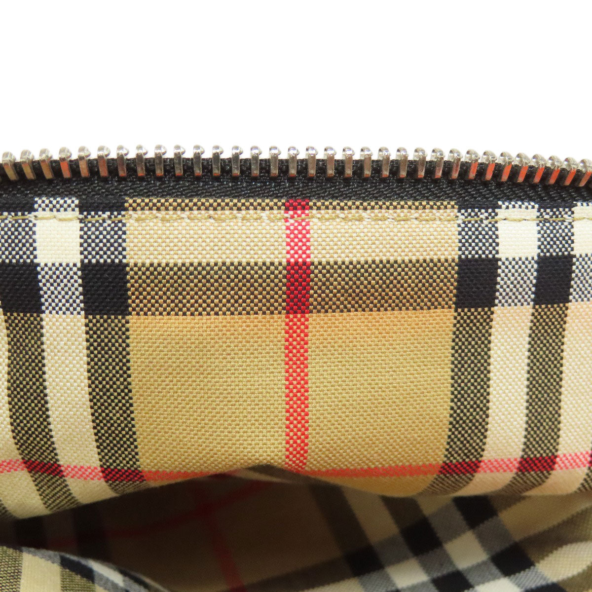 BURBERRY Backpack Nylon Orange Nova Check