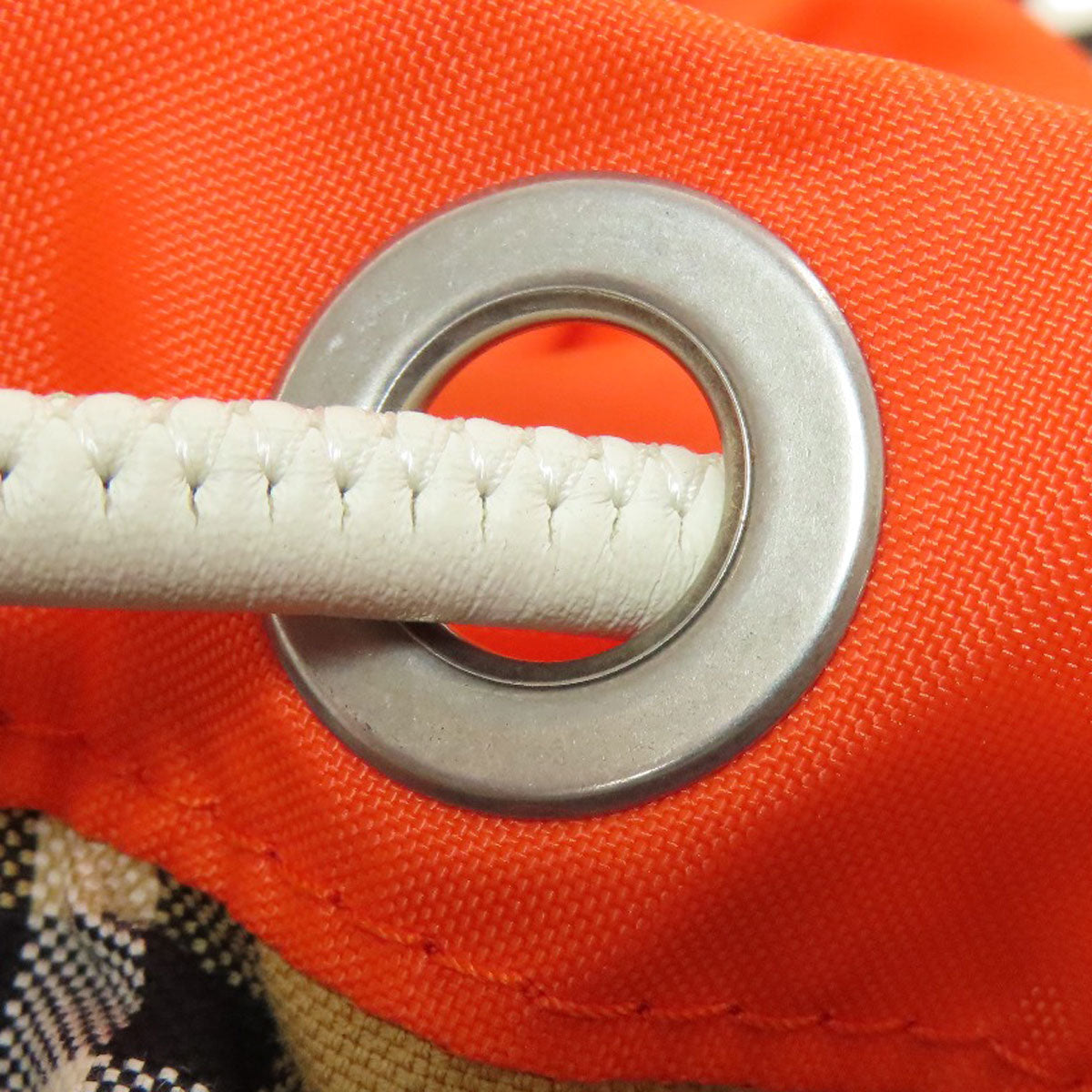 BURBERRY Backpack Nylon Orange Nova Check