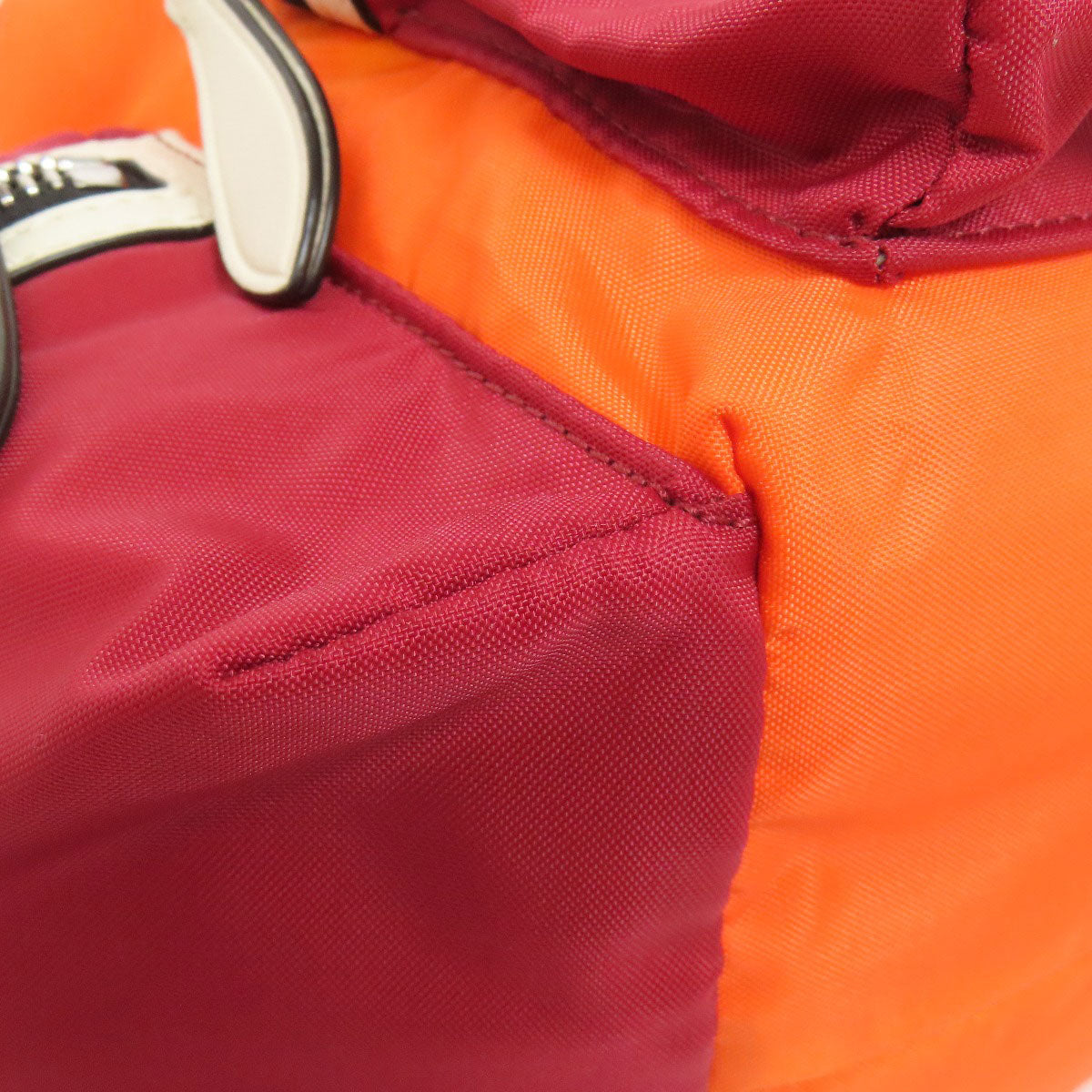 BURBERRY Backpack Nylon Orange Nova Check