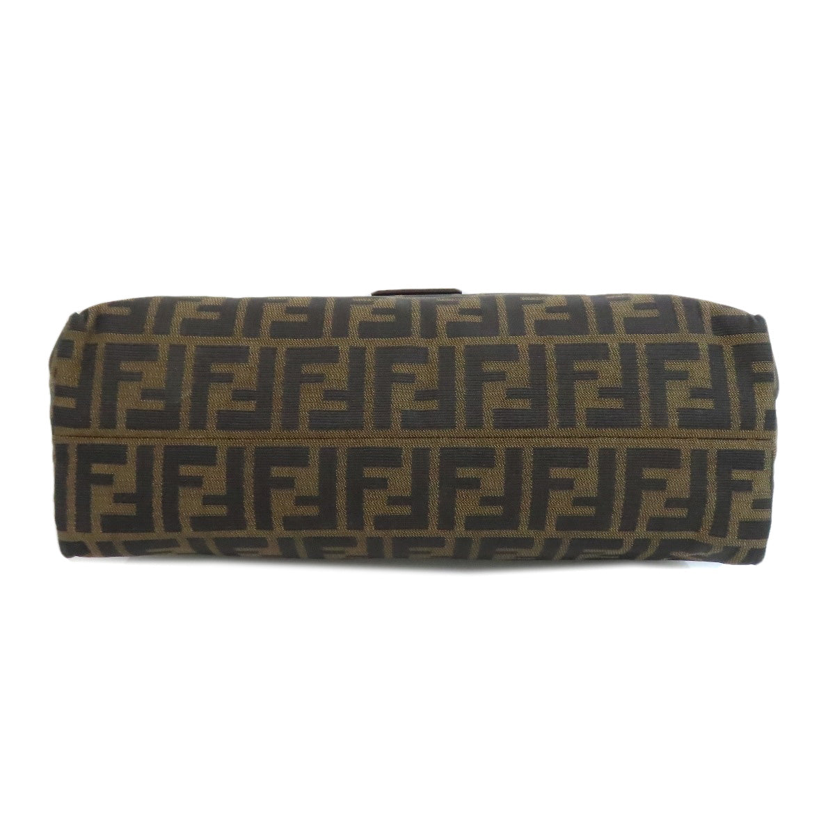 FENDI Shoulder Bag canvas Brown Mamma Bucket