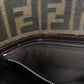 FENDI Shoulder Bag canvas Brown Mamma Bucket