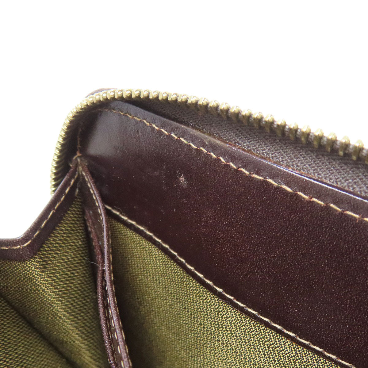 FENDI Handbag canvas Brown Zucca Pattern