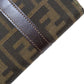 FENDI Handbag canvas Brown Zucca Pattern
