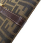 FENDI Handbag canvas Brown Zucca Pattern