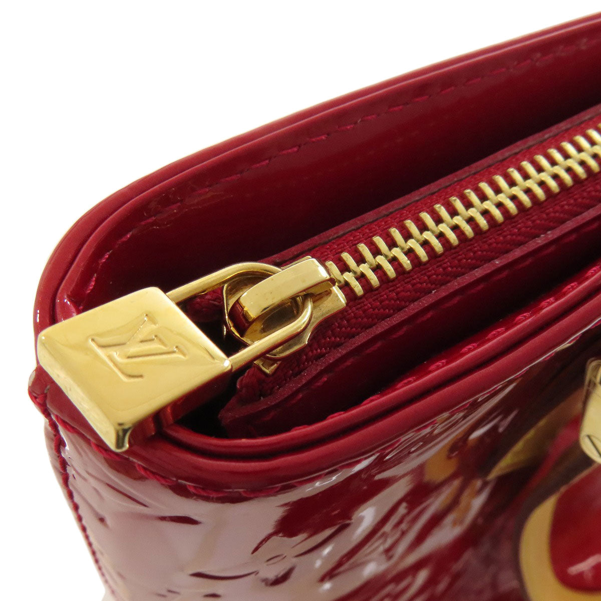 LOUIS VUITTON Tote Bag M91092 Vernis Red Houston