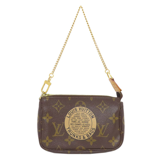 LOUIS VUITTON Accessory pouch M60153 Monogram canvas Brown Mini Pochettes/Accessoires T&B