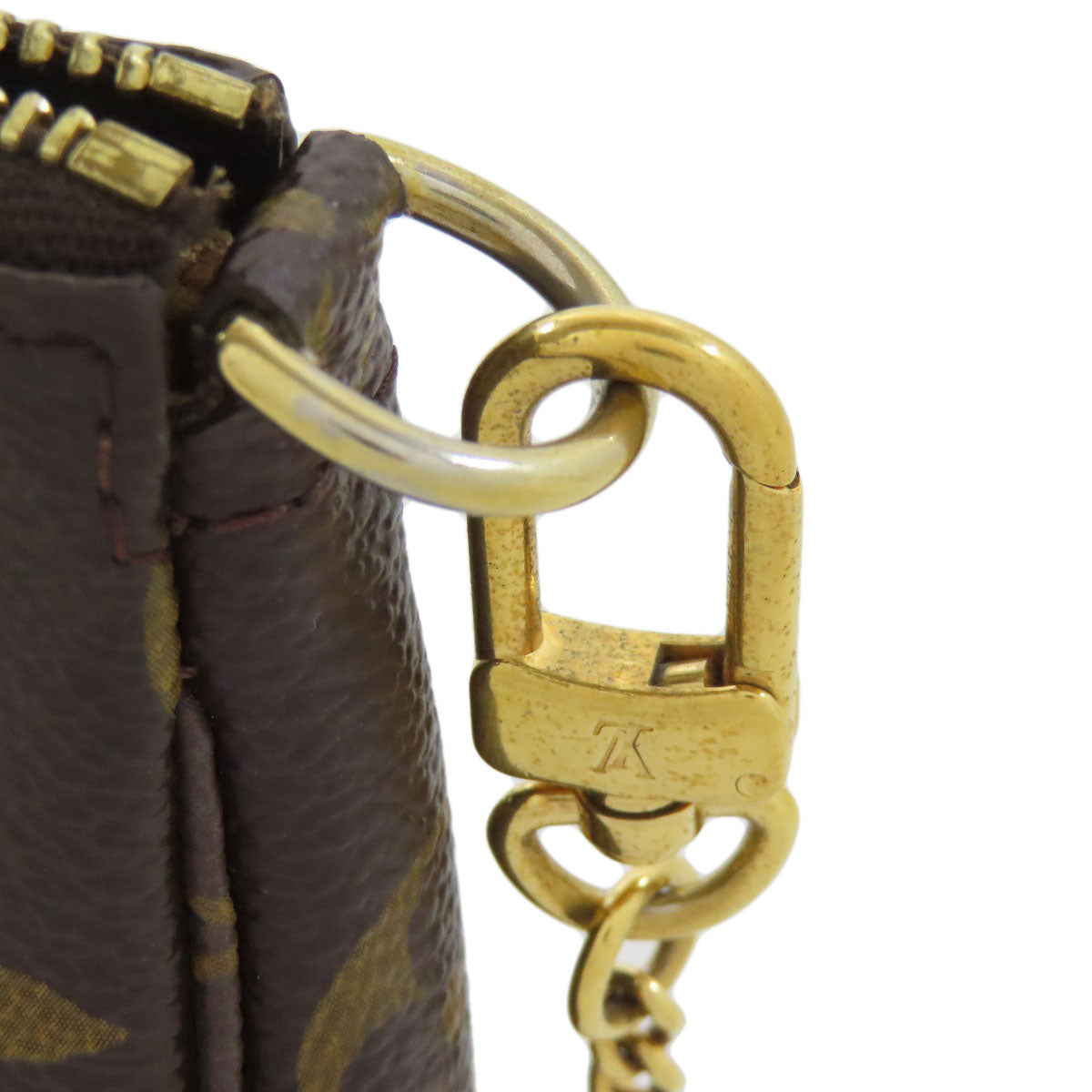 LOUIS VUITTON Accessory pouch M60153 Monogram canvas Brown Mini Pochettes/Accessoires T&B