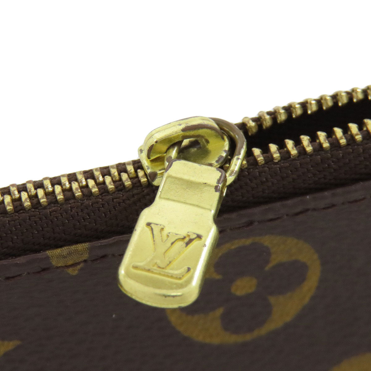 LOUIS VUITTON Accessory pouch M60153 Monogram canvas Brown Mini Pochettes/Accessoires T&B