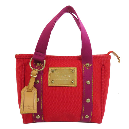 LOUIS VUITTON Handbag M40037 canvas Red Antigua Line Kava PM