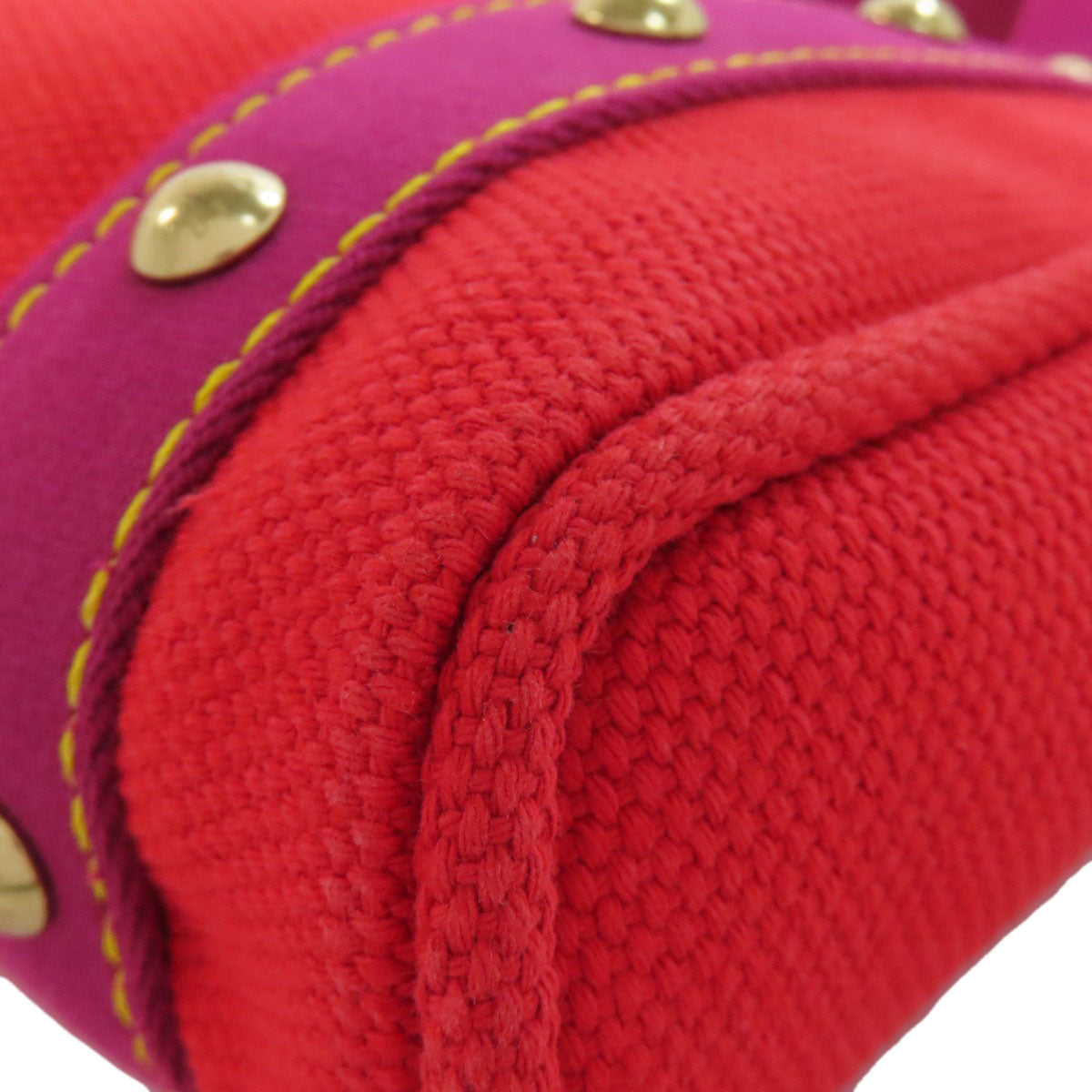 LOUIS VUITTON Handbag M40037 canvas Red Antigua Line Kava PM