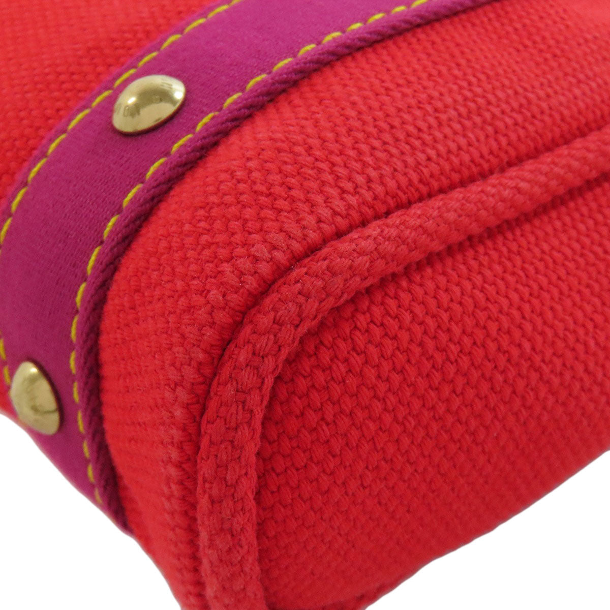 LOUIS VUITTON Handbag M40037 canvas Red Antigua Line Kava PM
