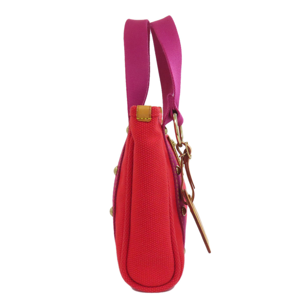 LOUIS VUITTON Handbag M40037 canvas Red Antigua Line Kava PM