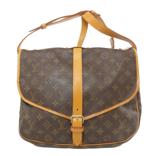 LOUIS VUITTON Shoulder Bag M42254 Monogram canvas Brown Samuel 35