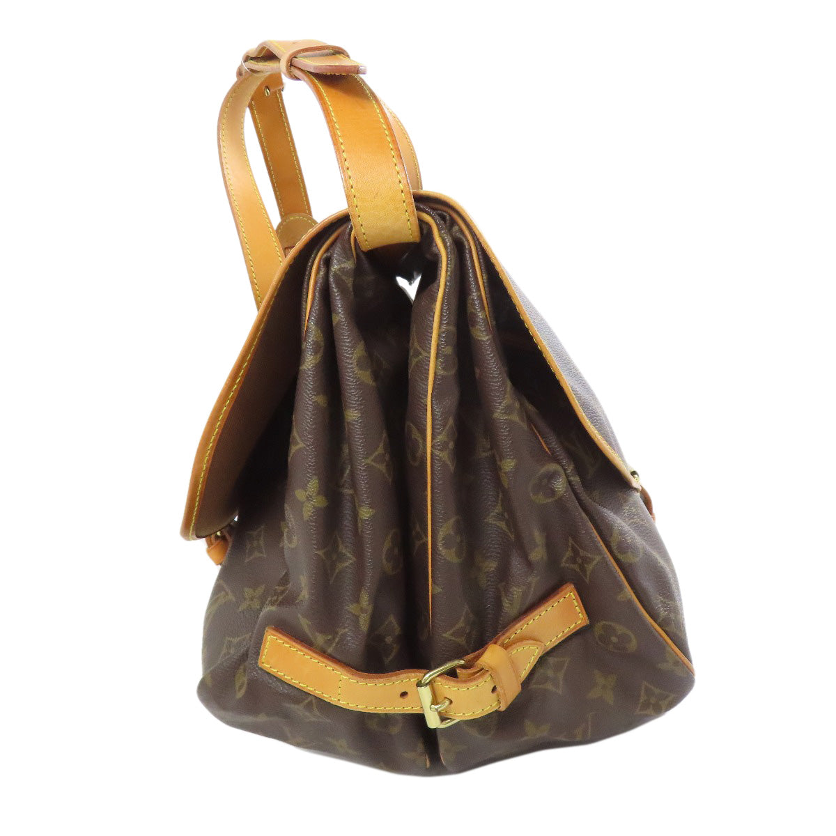 LOUIS VUITTON Shoulder Bag M42254 Monogram canvas Brown Samuel 35