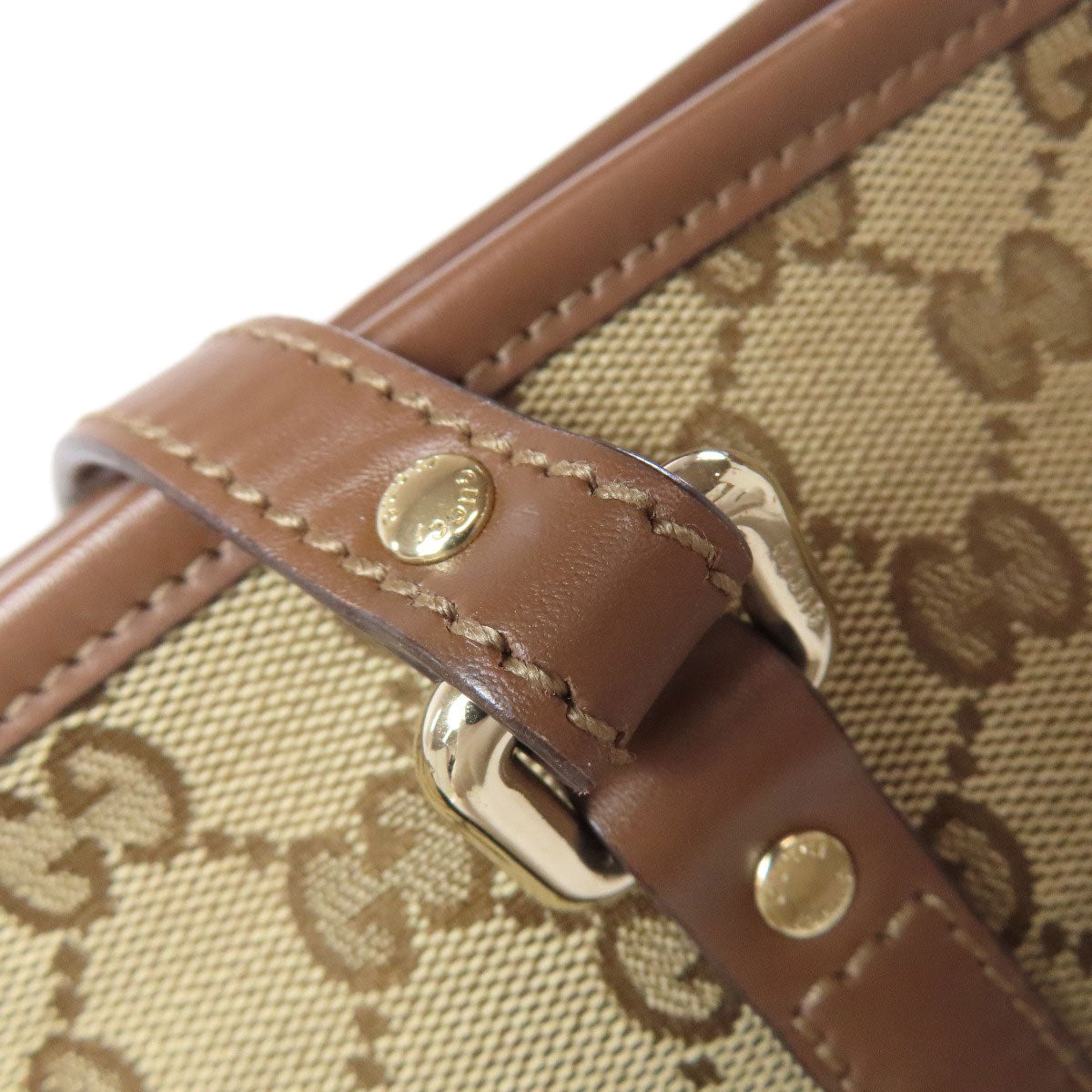 GUCCI Tote Bag 388929 canvas Brown GG