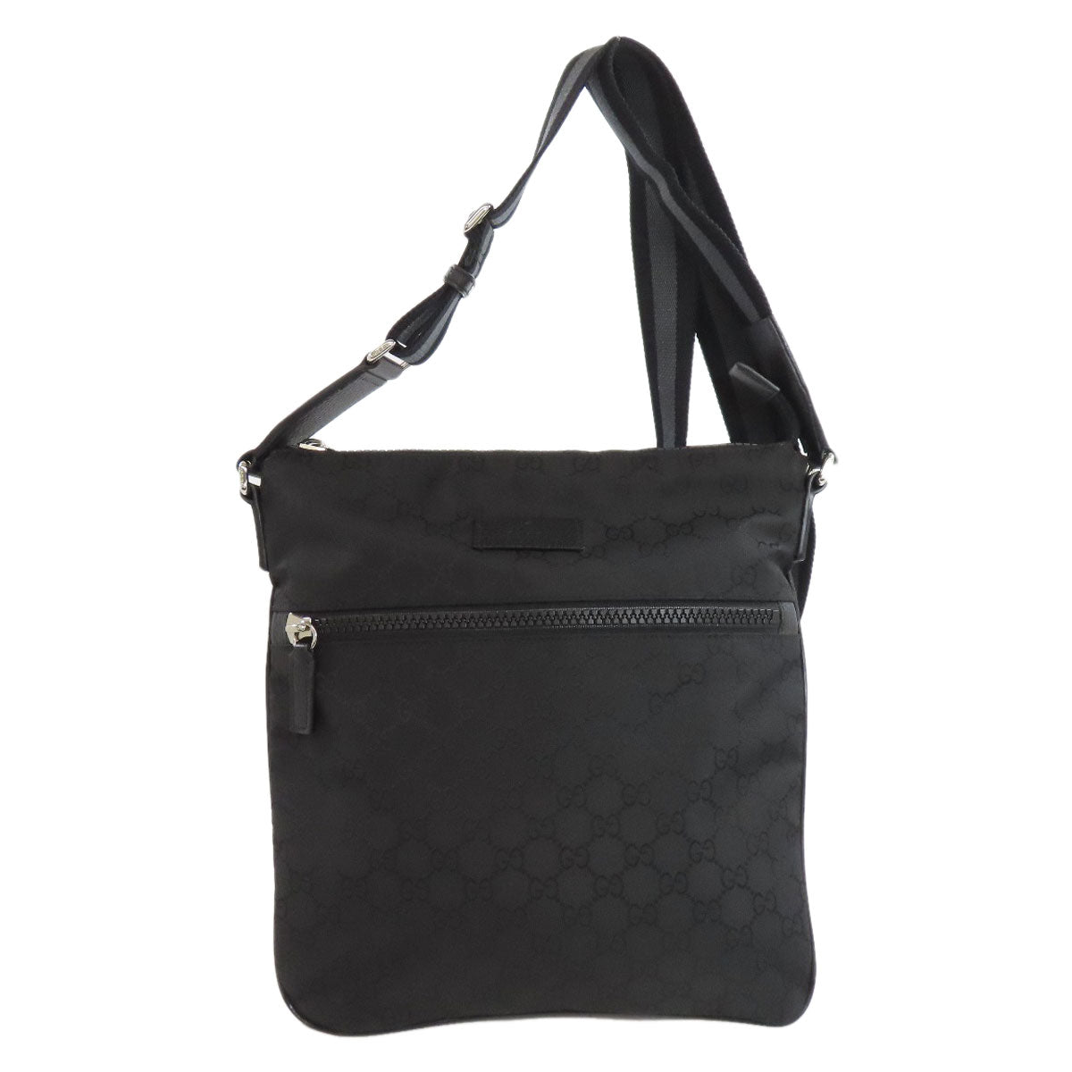 GUCCI Shoulder Bag 509639 Nylon black GG