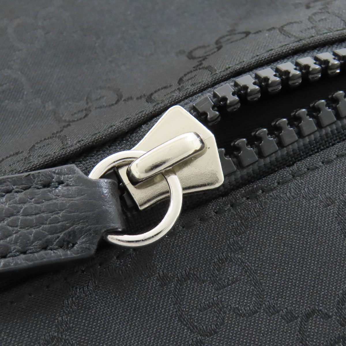 GUCCI Shoulder Bag 509639 Nylon black GG