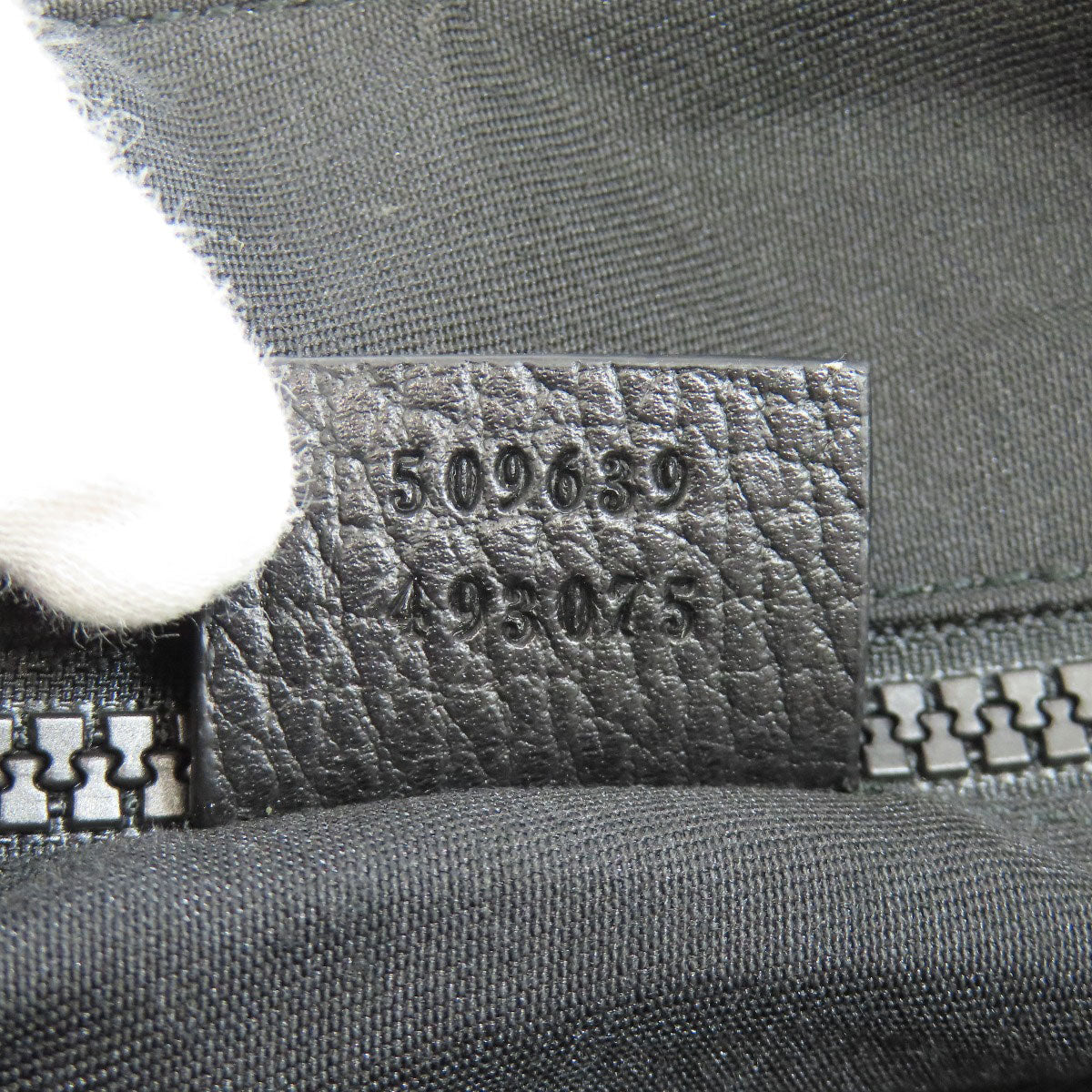 GUCCI Shoulder Bag 509639 Nylon black GG