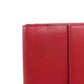 PRADA Long Wallet Purse Safiano Red logoMetal