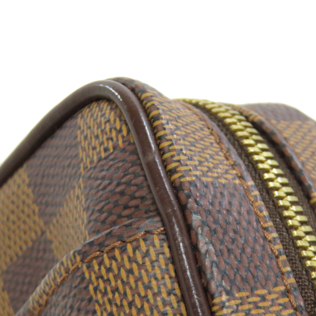 LOUIS VUITTON Accessory pouch N61738 Damier canvas Brown Etui Okapi PM