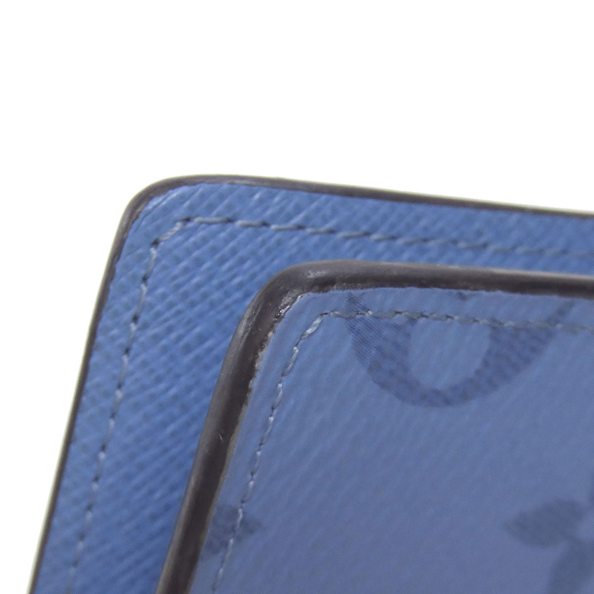LOUIS VUITTON Long Wallet Purse M30757 Taigalama blue Portefeuille Blaza