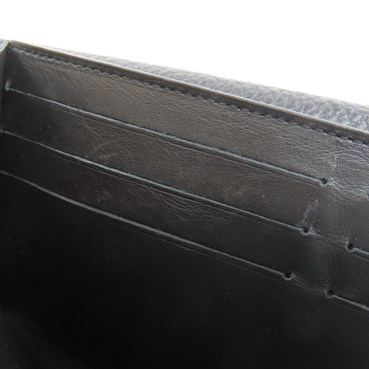 LOUIS VUITTON Long Wallet Purse M64551 Calfskin black Portefeuille Capsine