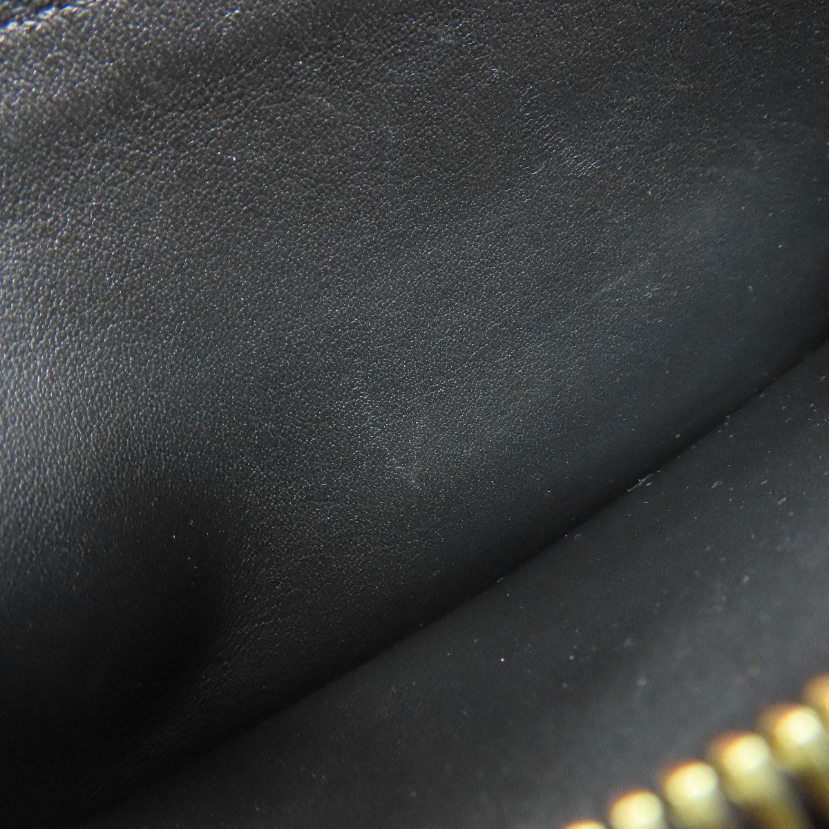 LOUIS VUITTON Long Wallet Purse M64551 Calfskin black Portefeuille Capsine