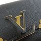 LOUIS VUITTON Long Wallet Purse M64551 Calfskin black Portefeuille Capsine
