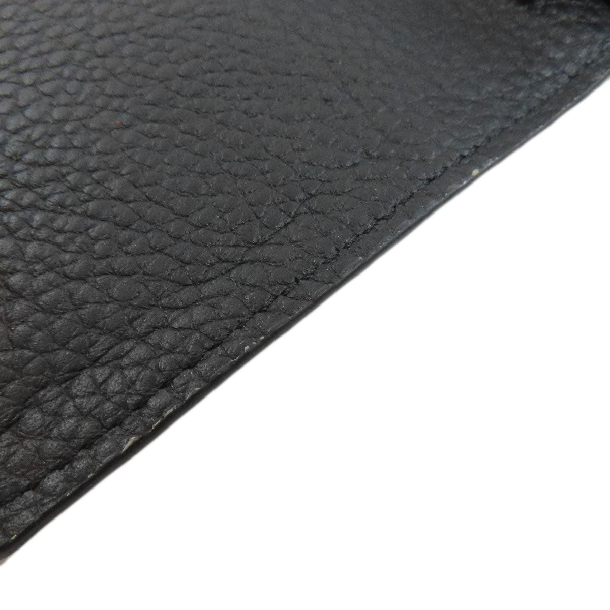 LOUIS VUITTON Long Wallet Purse M64551 Calfskin black Portefeuille Capsine