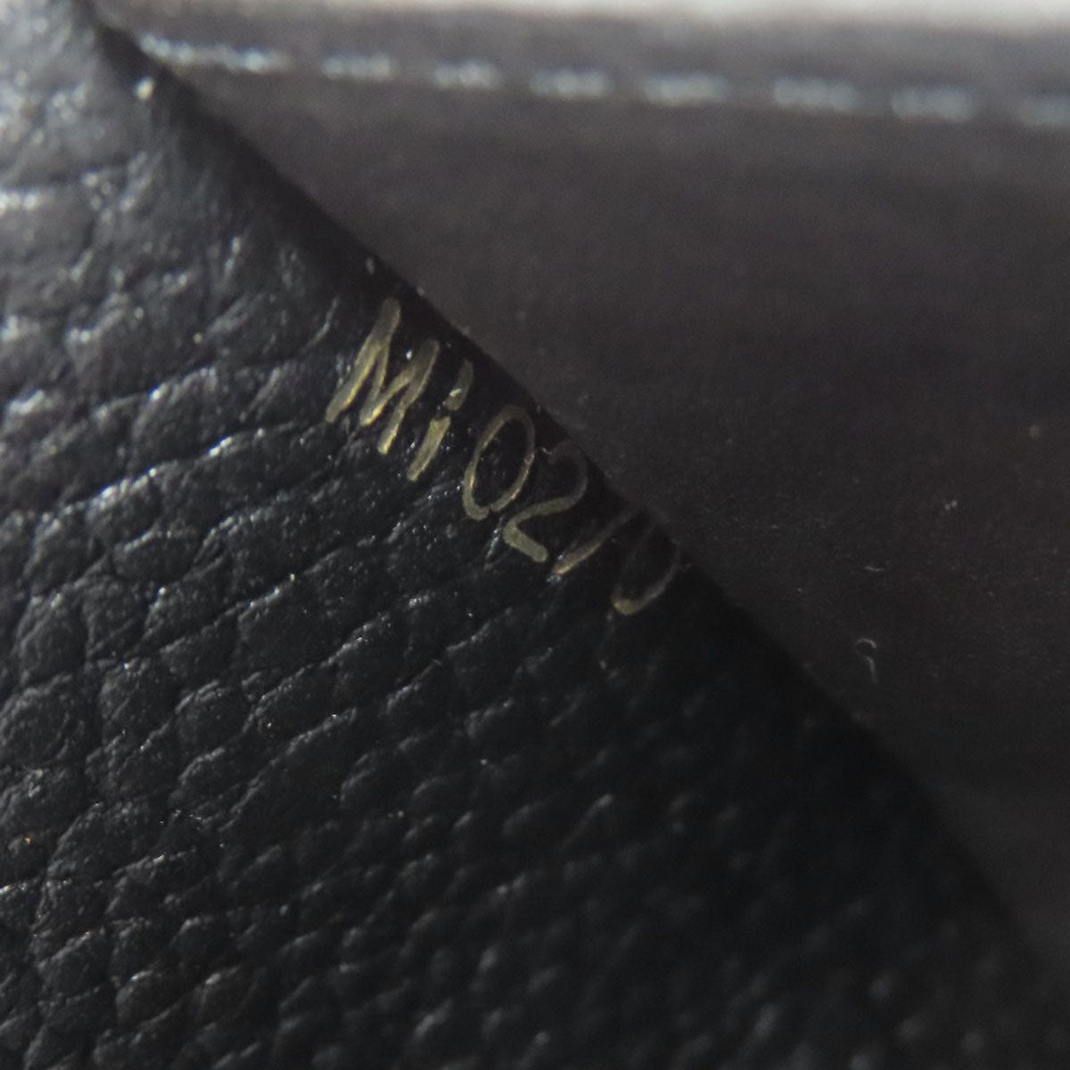 LOUIS VUITTON Long Wallet Purse M64551 Calfskin black Portefeuille Capsine