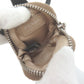 PRADA Accessory pouch Nylon beige logoMetal