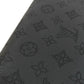 LOUIS VUITTON Long Wallet Purse M61867 Mahina leather black Zippy wallet