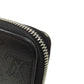 LOUIS VUITTON Long Wallet Purse M61867 Mahina leather black Zippy wallet