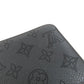 LOUIS VUITTON Long Wallet Purse M61867 Mahina leather black Zippy wallet