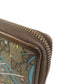 GUCCI Long Wallet Purse 647940 PVC Brown Zip Around Disney Donald Duck collaboration GG Supreme