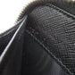 PRADA Long Wallet Purse Safiano black Zip Around