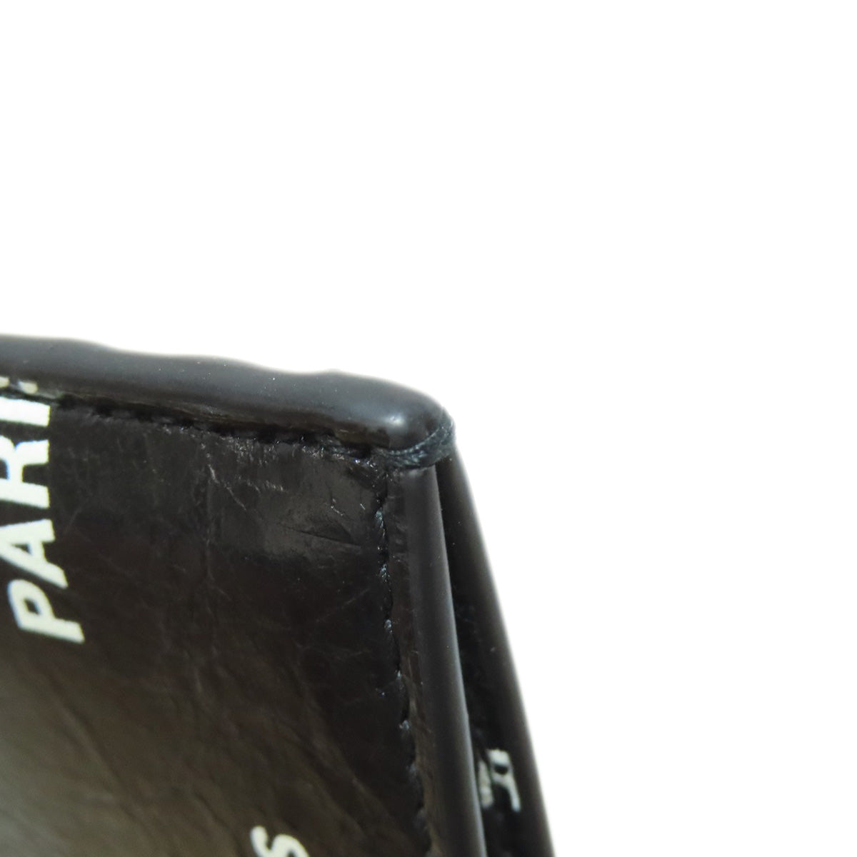 BALENCIAGA Coin case 640535 leather black Coin Card Case