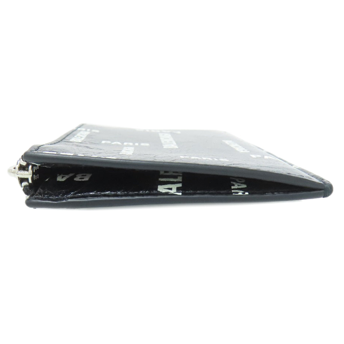 BALENCIAGA Coin case 640535 leather black Coin Card Case