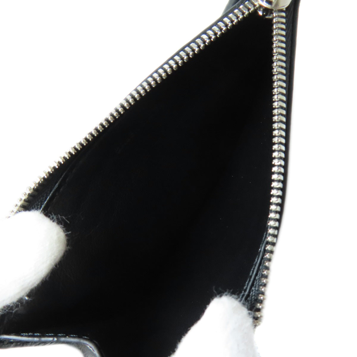 BALENCIAGA Coin case 640535 leather black Coin Card Case