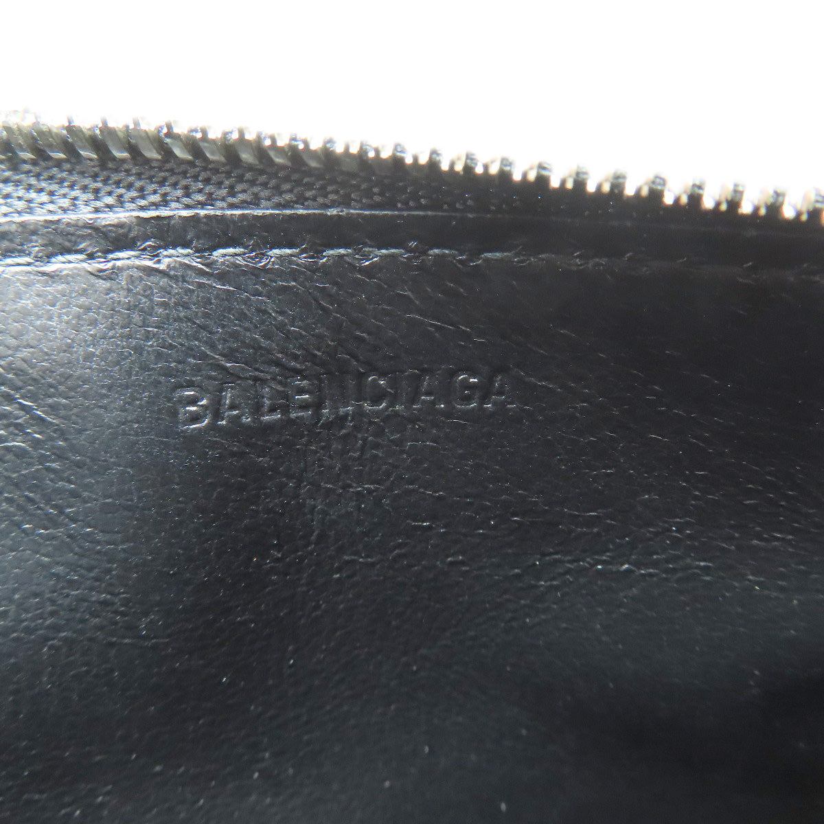 BALENCIAGA Coin case 640535 leather black Coin Card Case