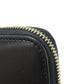 FENDI Long Wallet Purse leather black Zip Around