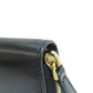FENDI Long Wallet Purse leather black Zip Around