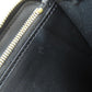 FENDI Long Wallet Purse leather black Zip Around
