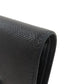 PRADA Long Wallet Purse Calfskin black logoMetal