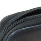 CHANEL Long Wallet Purse Grained Calfskin Skin black Zip Around COCO Mark SilverMetal