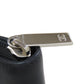 CHANEL Long Wallet Purse Grained Calfskin Skin black Zip Around COCO Mark SilverMetal