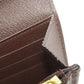 LOUIS VUITTON Long Wallet Purse M63209 Damier canvas Brown Portefeuille Sara