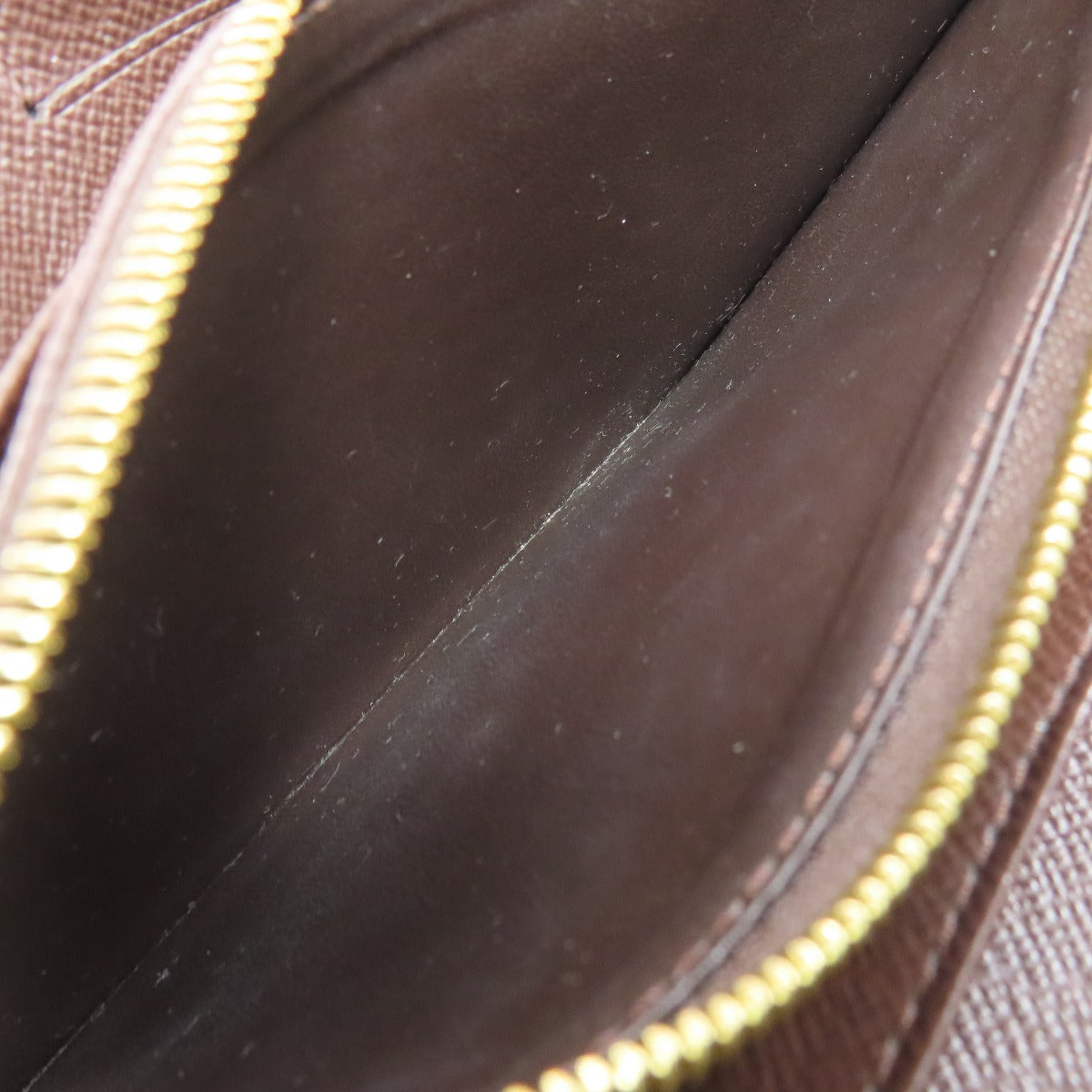LOUIS VUITTON Long Wallet Purse M63209 Damier canvas Brown Portefeuille Sara