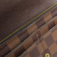 LOUIS VUITTON Long Wallet Purse M63209 Damier canvas Brown Portefeuille Sara